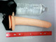 Fetish Fantasy 10 inches Hollow Strap On Beige by Pipedream Products - view 3