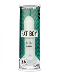 Perfect Fit Fat Boy Thin 6.5 inches Sheath Clear Sex Toys For Men