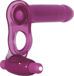 DP Fantasy Ring Purple Vibrating Ring Male Sex Toy