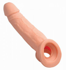 Ultra Real 2 inches Solid Tip Penis Extension Beige Best Sex Toys For Men