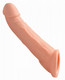 XR Brands Ultra Real 2 inches Solid Tip Penis Extension Beige - Product SKU XRAF541