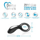 Doctor Love Zinger+ Vibrating Rechargeable Erection Ring Black - view 4