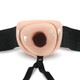 Blush Novelties Dr. Skin 7 inches Hollow Strap On Beige O/S - Product SKU BN72883
