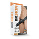 Dr. Skin 7 inches Hollow Strap On Black by Blush Novelties - view 2