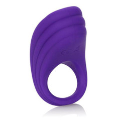Silicone Rechargeable Passion Enhancer Ring Purple Sex Toys For Men