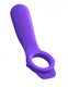 Fantasy C-Ringz Ride N Glide Couples Ring Purple Male Sex Toy
