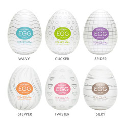 Tenga Egg Variety Pack Easy Beat Strokers 6 Pack Best Male Sex Toy