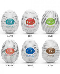 Tenga Egg Variety Pack Standard Masturbator 6 Pack Mens Sex Toys