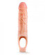 Performance Plus 9 inches Silicone Cock Sheath Penis Extender Beige Mens Sex Toys