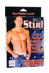 Mr Stud Love Doll Lifelike Inflatable With Penis 8 Inches by Cal Exotics