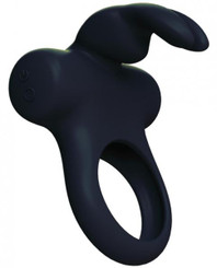 Frisky Bunny Vibrating Ring Black by Vedo