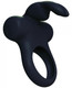 Frisky Bunny Vibrating Ring Black by Vedo