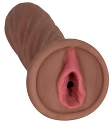 Mistress Natalia Chocolate Pubic Bone Stroker Brown Sex Toys For Men