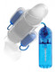 Classix Dual Vibrating Penis Sleeve Blue & Clear Male Sex Toys