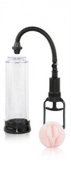 The Pump-Precision Vacuum Pump with Realistic Feel Vagina Insert Best Sex Toy For Men