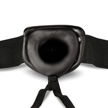 Dr. Skin 6 inches Hollow Strap On Black by Blush Novelties