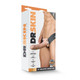 Dr. Skin 6 inches Hollow Strap On Beige by Blush Novelties - view 3