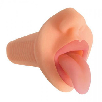 Mistress Courtney Mouth Stroker Vanilla Beige Sex Toys For Men