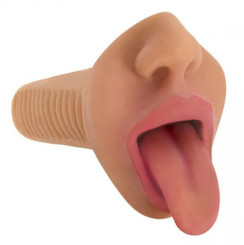 Mistress Selene Mouth Stroker Latte Tan by Curve Novelties