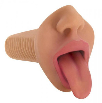 Mistress Selene Mouth Stroker Latte Tan by Curve Novelties