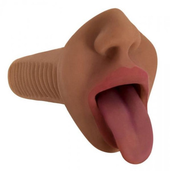 Mistress Mercedes Mouth Stroker Chocolate Brown by Curve Novelties