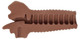Curve Novelties Mistress Mercedes Mouth Stroker Chocolate Brown - Product SKU CN07080311