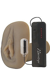 Real Skin Vibrating Latin Pussy Masturbator Male Sex Toy