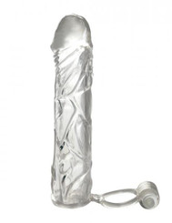 Vibrating Super Sleeve Clear Sex Toys For Men