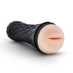 M for Men The Torch Luscious Lips Beige Stroker by Blush Novelties