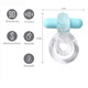 Jayden Vibrating Erection Enhancer Clear Ring by Maia Toys - view 4
