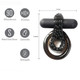Jagger Vibrating Ring Erection Enhancer Black by Maia Toys - view 4