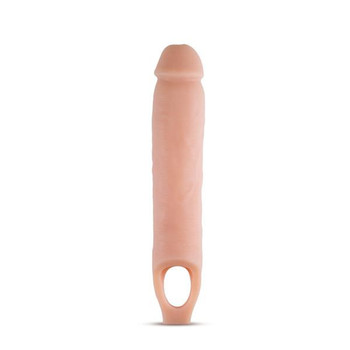 Performance 11.5 inches Cock Sheath Penis Extender Beige Sex Toys For Men