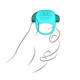 Key By Jopen Halo Ring - Robin Egg Blue by Jopen - Product SKU SE803005