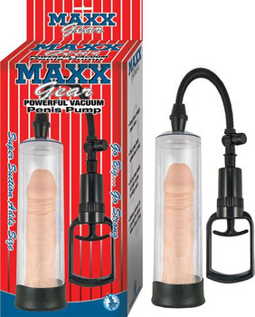 Maxx Gear Powerful Vacuum Penis Pump Clear Male Sex Toy