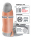 Real Feel Enhancer XL Extension - Beige by Pipedream Products - view 4