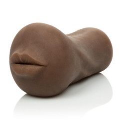 Stroke It Mouth Brown Stroker by Cal Exotics