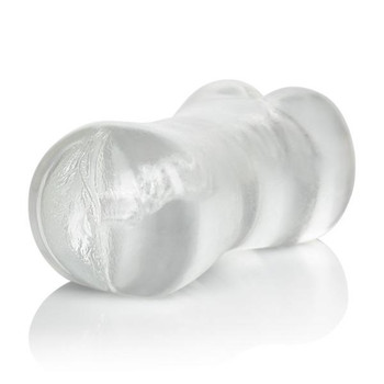 Stroke It Tight Vagina Anal Clear Stroker by Cal Exotics