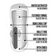 Happy Ending Vibrating Shower Stroker Anal by Global Novelties - view 3
