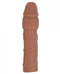 Natural Realskin Penis Extender Brown Extension by NassToys