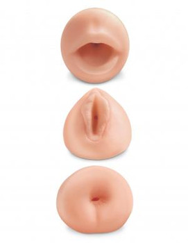 Pipedream Extreme Toyz All 3 Holes Beige Strokers Best Male Sex Toys