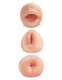 Pipedream Extreme Toyz All 3 Holes Beige Strokers