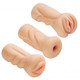 Cloud 9 Trio Strokers Vagina, Anal, Mouth Masturbator Kit by Cloud 9 Novelties