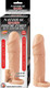 Natural Realskin Vibrating Xtender Scrotum Ring Beige by NassToys
