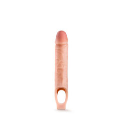 Performance 10 inches Penis Sleeve Penis Extender Beige by Blush Novelties