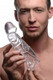 Size Matters 2in Clear Penis Extender Sleeve by XR Brands - Product SKU XRAF858