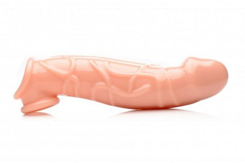 Size Matters 2in Extender Sleeve Flesh Mens Sex Toys