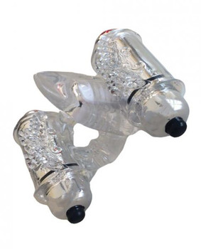 Double Down Erection Ring Bullet & Stimulator Tongue by Hott Products