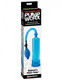 Pump Worx Beginners Power Pump With Erection Ring Blue by Pipedream Products - view 2