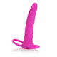 Silicone Love Rider Dual Penetrator Pink by Cal Exotics - Product SKU SE151510