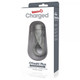 Charged Oyeah Plus Ring Gray Vibrating Cock Ring by Screaming O - Product SKU SCRAOYPG101
